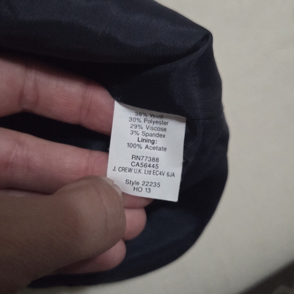 J Crew Green Plaid Tartan Women's Blazer with Gold Buttons Womens 0 XS - Picture 6 of 10